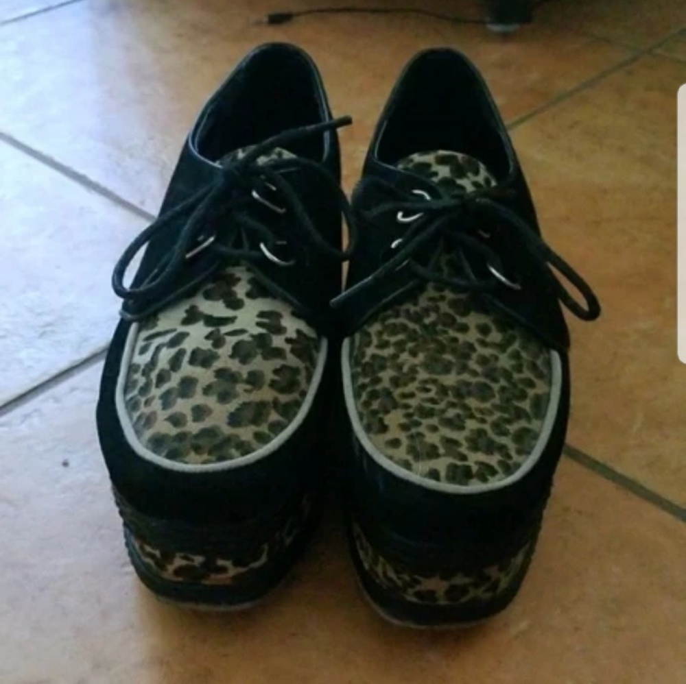 Leopard Print Flatforms